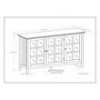Pemberly Row Transitional Solid Wood 62