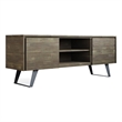 Pemberly Row Modern Solid Acacia Wood TV Media Stand for TVs up to 63