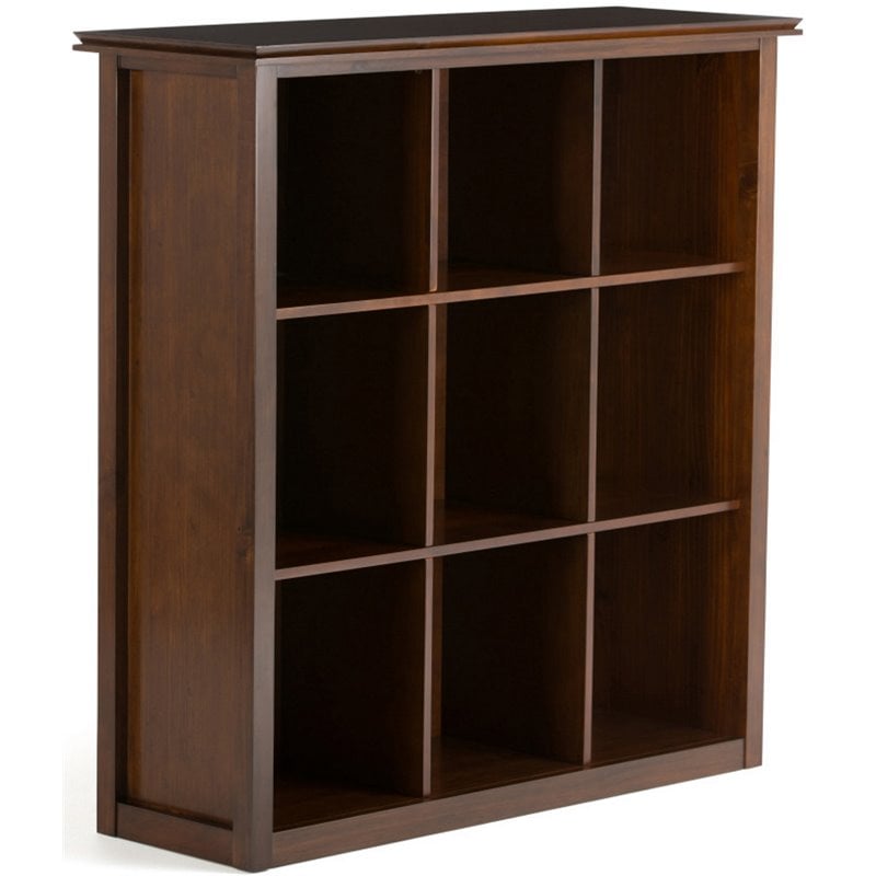 Pemberley Row Solid Wood Russet Brown Bookcase Rectangular 44.6