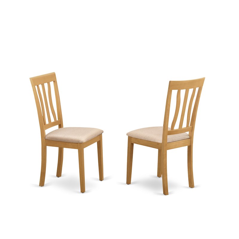 Pemberly Row Antique 5-piece Table and Dining Chair Set in Cappuccino