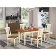 Pemberly Row 5-piece Wood Dining Room Set in Buttermilk/Cherry