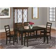 Pemberly Row 6-piece Wood Dining Set in Cappuccino