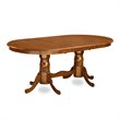 Pemberly Row 7-piece Wood Dining Table Set in Saddle Brown