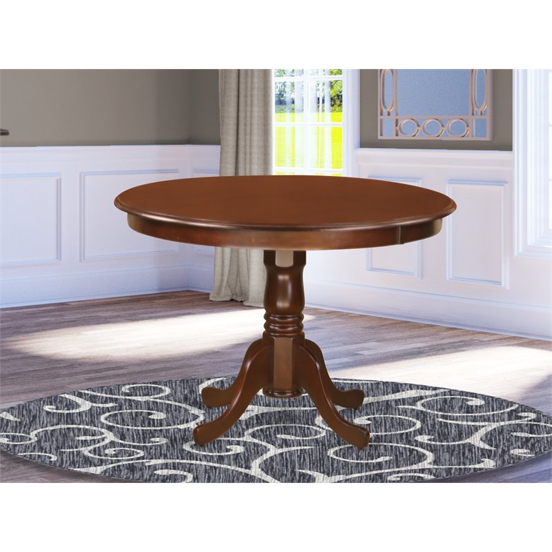 Pemberley Row Wood Mahogany Dining Table Round 42
