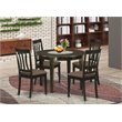 Pemberly Row 5-piece Traditional Wood Dining Set in Cappuccino