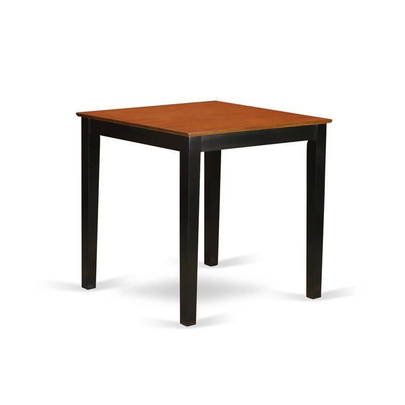 Pemberly Row Pub 5-piece Traditional Wood Dining Set in Black/Cherry