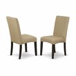 Pemberly Row 5-piece Wood Dining Set in Cappuccino/Brown