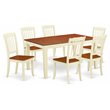Pemberly Row 7-piece Wood Dining Table and Chair Set in Cherry