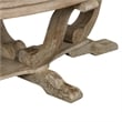 Pemberly Row Traditional Wood Oval Cocktail Table in Espresso