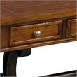Pemberley Row Wood Brown Writing Desk Rectangular Industrial Style 56