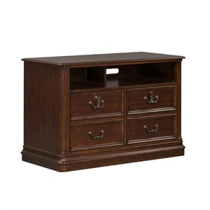 Pemberly Row Traditional Executive Media Lateral File in Espresso