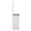 Pemberly Row 7-Drawer Traditional Wood Dresser & Mirror in White