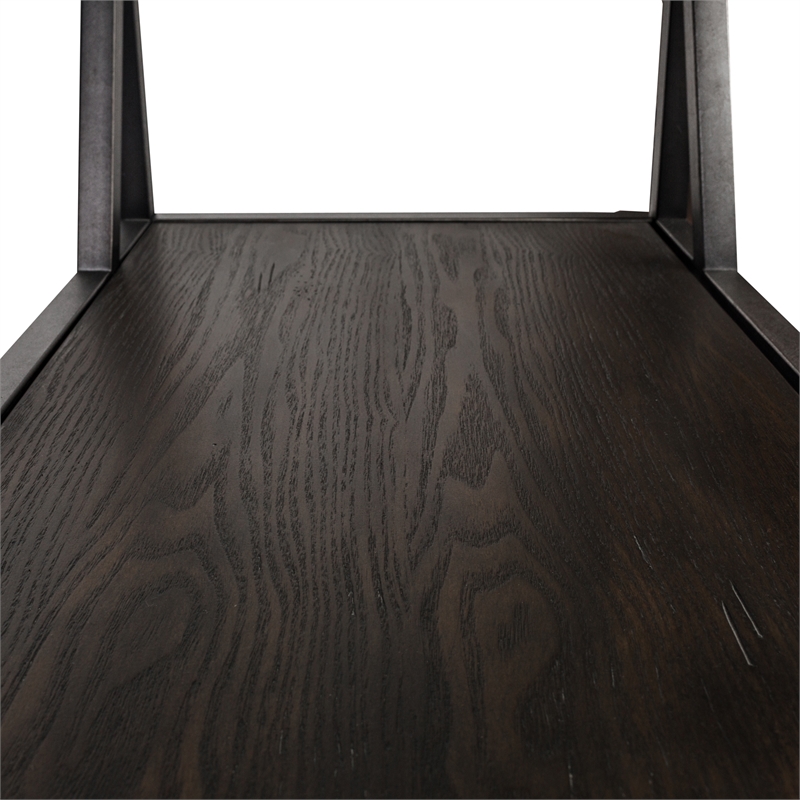 Pemberly Row Industrial Rectangular Cocktail Table in Gray