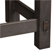 Pemberly Row Modern Farmhouse Console Bar Table in Brown