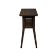 Pemberly Row Contemporary Wood Sofa Table in Brown