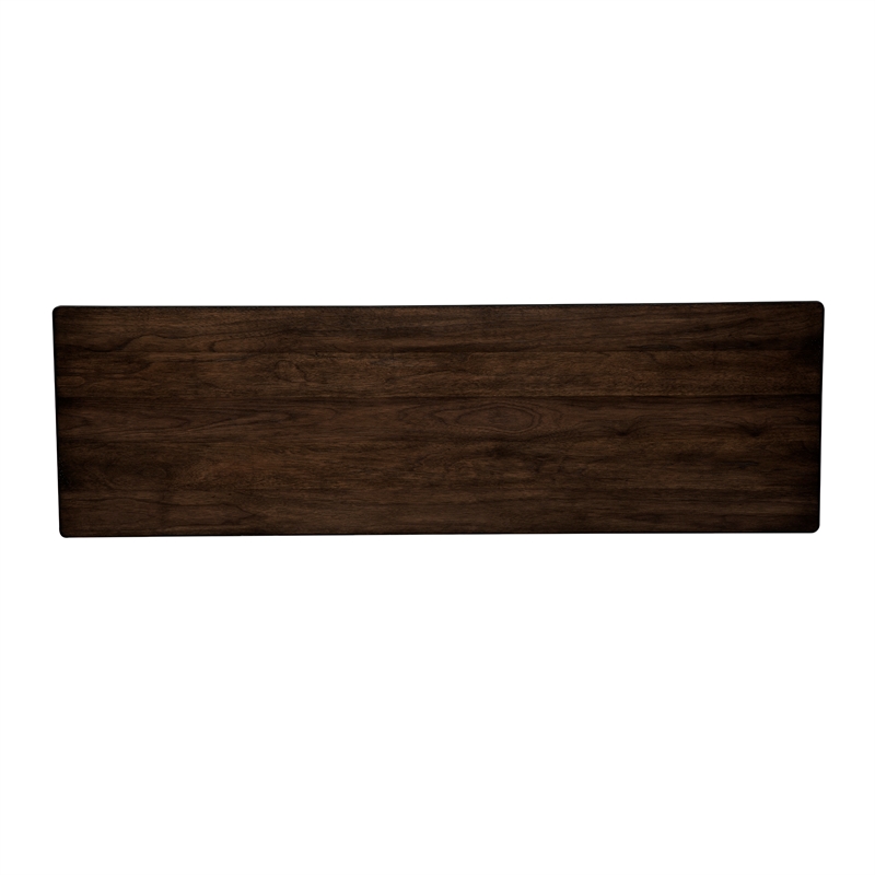 Pemberly Row Contemporary Wood Sofa Table in Brown