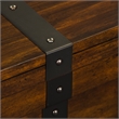 Pemberly Row Rustic Wood Storage Trunk in Brown