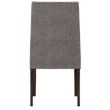 Pemberly Row Modern Wood Upholstered Side Chair in Gray (Set of 2)