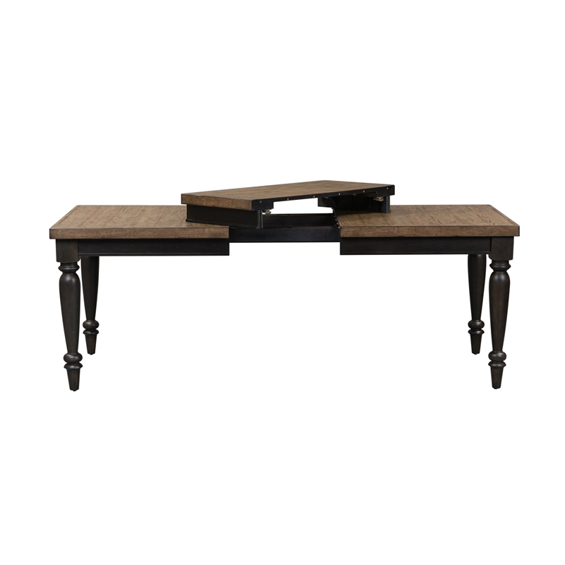 Pemberley Row Wood Oak Rectangular Leg Table