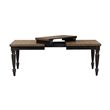 Pemberley Row Wood Oak Rectangular Leg Table