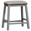 Pemberly Row Transitional Wood 5 Piece Counter Set in White
