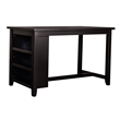 Pemberly Row Modern Wood Black 5 Piece Counter Set in Black