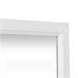 Pemberly Row Mid-Century Wood Mirror in White