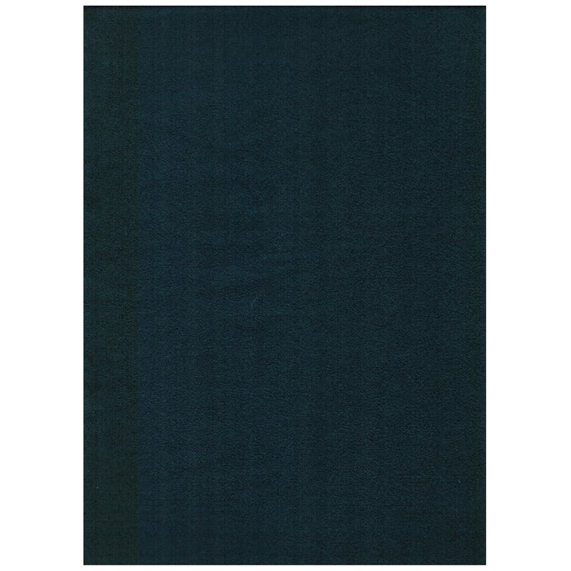 Pemberley Row Cotton Foam Suede Navy Futon Mattress Full Size 75