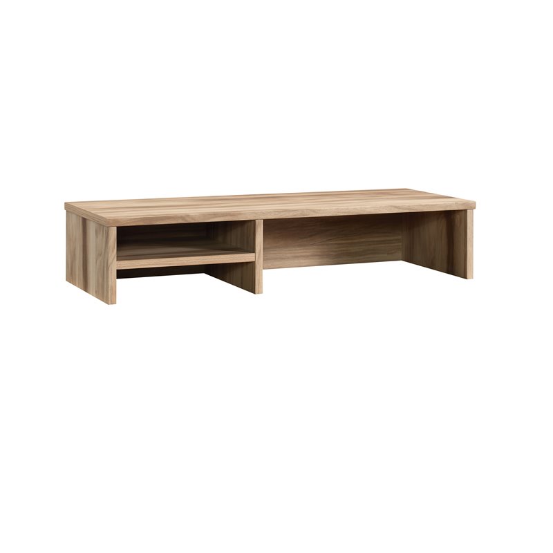 Pemberly Row Engineered Wood Storage Drawer in Kiln Acacia Brown
