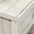Pemberly Row Mid-Century 1 Drawer Wooden Nightstand in White Plank