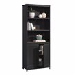 Pemberley Row Engineered Wood Raven Oak Bookcase Rectangular Adjustable Shelves 71.5