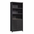 Pemberley Row Engineered Wood Raven Oak Bookcase Rectangular Adjustable Shelves 71.5