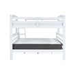 Pemberley Row Pine White Twin Over Full Bunk Bed Rectangular Space Saving 81.06