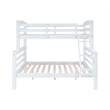 Pemberley Row Pine White Twin Over Full Bunk Bed Rectangular Space Saving 81.06