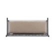 Pemberly Row Transitional Wood Storage Bench in Gray