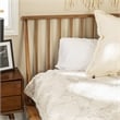 Pemberly Row King Size Spindle Bed in Wood in Caramel - Easy Assembly