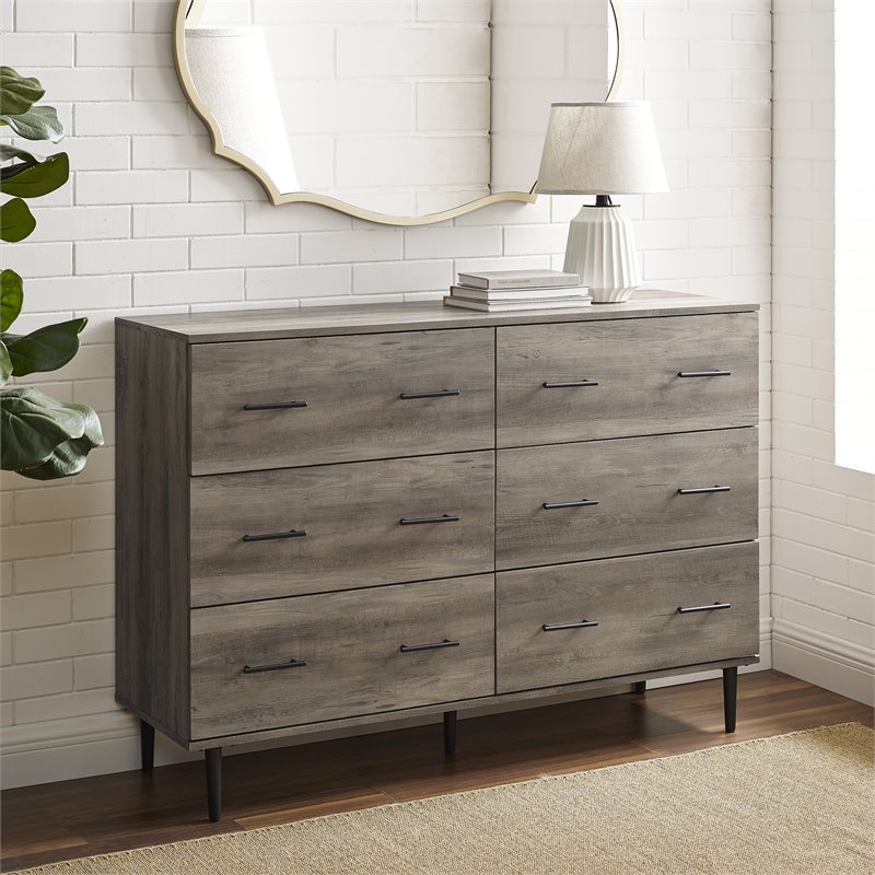 Pemberley Row Wood Gray Wash Dresser Rectangular 52