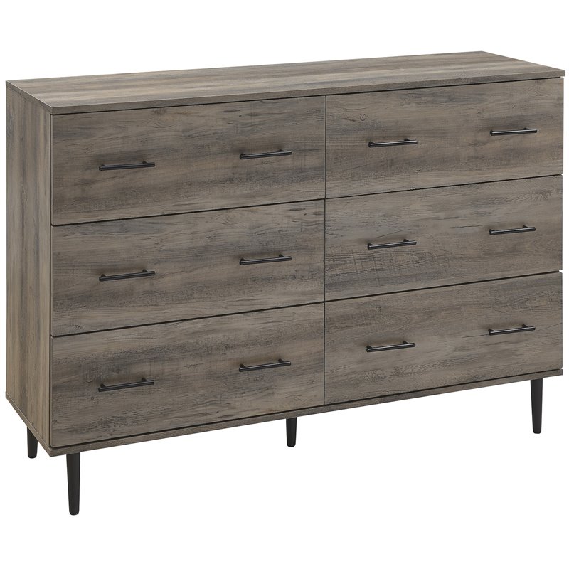 Pemberley Row Wood Gray Wash Dresser Rectangular 52