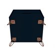 Pemberly Row 2-Drawer Contemporary Wood Nightstand in Blue (Set of 2)