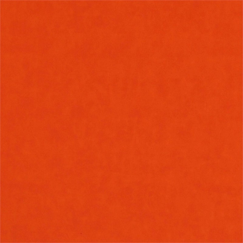 Pemberly Row Contemporary Faux Leather Accent Lounge Chair in Orange