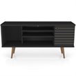 Pemberly Row Mid-Century Wood TV Stand for TVs up to 50