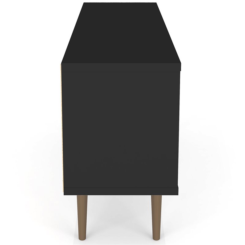 Pemberly Row Mid-Century Wood TV Stand for TVs up to 50
