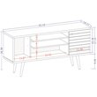 Pemberly Row Mid-Century Wood TV Stand for TVs up to 50