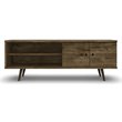 Pemberly Row Mid-Century Solid Wood TV Stand for TVs up to 60