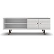 Pemberly Row Mid-Century Solid Wood TV Stand for TVs up to 60