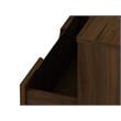 Pemberly Row 1-Drawer Mid-Century Engineered Wood Nightstand in Brown