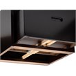 Pemberly Row Twin over Full Bunk Bed with Trundle in Espresso