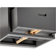 Pemberly Row Twin over Full Bunk Bed of Wood with Trundle in Gray