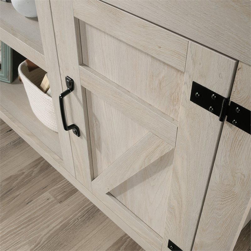 Pemberly Row Farmhouse Engineered Wood TV Stand for TVs up to 70