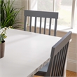 Pemberly Row 5-Piece Modern Wood Dining Set in White and Gray